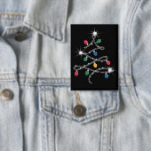 Badge Noël Arbre clair Rhinestone Mega Bling (Insitu)