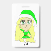 Badge Noël chibi (Avant)