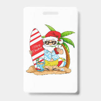 Badge Noël En Juillet Vacances Plage Été T-Shirt