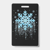 Badge Noël hivernal (Arrière)