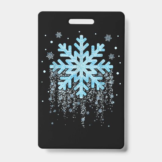 Badge Noël hivernal (Avant)