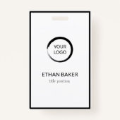 Badge Noir Et Blanc (Devant)