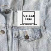 Badge Nom commercial et logo sur le bouton Rectangle bla (Insitu)