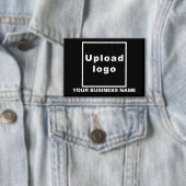 Badge Nom commercial et logo sur le bouton Rectangle noi (Insitu)