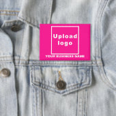 Badge Nom commercial et logo sur le bouton Rectangle ros (Insitu)