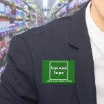 Badge Nom commercial et logo sur le bouton Rectangle ver<br><div class="desc">Bouton rectangle vert que vous pouvez customiser en tapant votre nom d'entreprise et en téléchargeant votre logo d'entreprise. Customisez-le et utilisez-le comme un accessoire uniforme pour annoncer votre entreprise ou pour promouvoir votre marque auprès de clients ou de clients. Accessoire personnalisable que vous pouvez utiliser comme matériel marketing pour développer...</div>