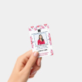 Badge Nom de la photo de l'employé Carte d'identité pers (Manuel / portable)
