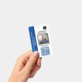 Badge Nom de la photo de l'employé Code QR Code-barres I (Manuel / portable)