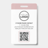 Badge Nom de l'agent de signature du prêt public notaire (Arrière)