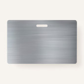 Badge Nom de l'argent du logo de l'entreprise (Dos)