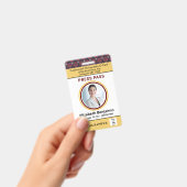 Badge Nom de l'employé Code de la barre du logo photo pe (Manuel / portable)