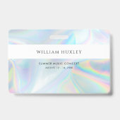 Badge Nom de l'employé du passeport d'accès total au per (Arrière)