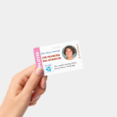 Badge Nom de l'employé Numéro d'identification, titre du (Manuel / portable)