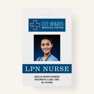 Badge Nom de l'infirmière pratique autorisée par le LPN