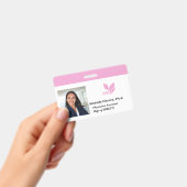 Badge Nom de photo de l'employé personnalisé (Manuel / portable)