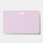 Badge Nom de script & monogramme | Magenta & Violet clai (Arrière)