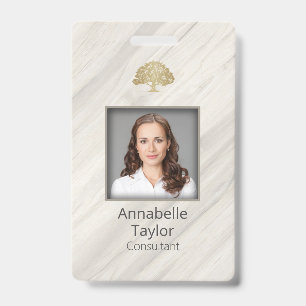 Badge Nom de Spa Naturel