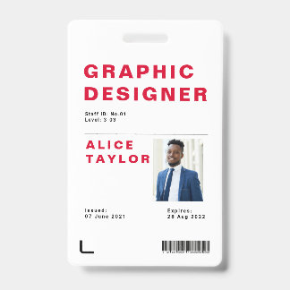 Badge Nom d'employé personnalisé