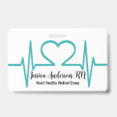 Badge Nom Doctor Office Employé Médicale (Avant)