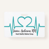 Badge Nom Doctor Office Employé Médicale (Devant)