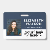 Badge Nom du bandeau customisé Numéro de l'événement ave (Avant)