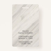 Badge Nom du Spa naturel (Dos)