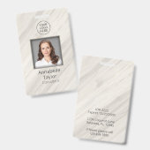 Badge Nom du Spa naturel (Front & Back)