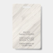 Badge Nom du Spa naturel (Back)