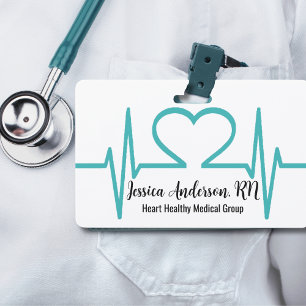 Badge Nom Employé de Bureau Médical de Médecin