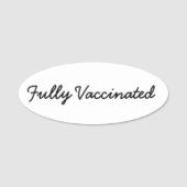 Badge Nom Entièrement Vacciné (Devant)