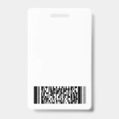 Badge Nom et logo personnalisés Campus Campus Visiteur C (Arrière)