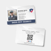 Badge Nom et photo customisés | Carte d'identité de sécu (Avant & arrière)