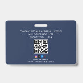 Badge Nom et photo customisés | Carte d'identité de sécu (Arrière)