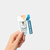 Badge Nom et photo customisés | Carte d'identité de sécu (Manuel / portable)