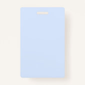 Badge Nom moderne de personnel administratif de docteur (Dos)