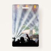 Badge Nom personnalisé Date VIP Concert Access Pass (Dos)
