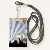 Badge Nom personnalisé Date VIP Concert Access Pass (Derrière avec lanière)