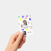 Badge Nom photo de l'employé personnalisé de l'animal Pa (À main)