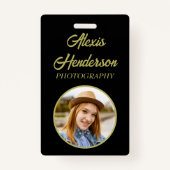 Badge Nom/ Profession/ Photo personnelle (Devant)