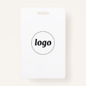 Badge Nom professionnel du logo (Dos)