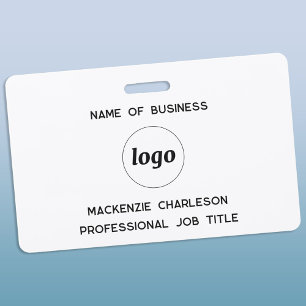 Badge Nom professionnel du logo