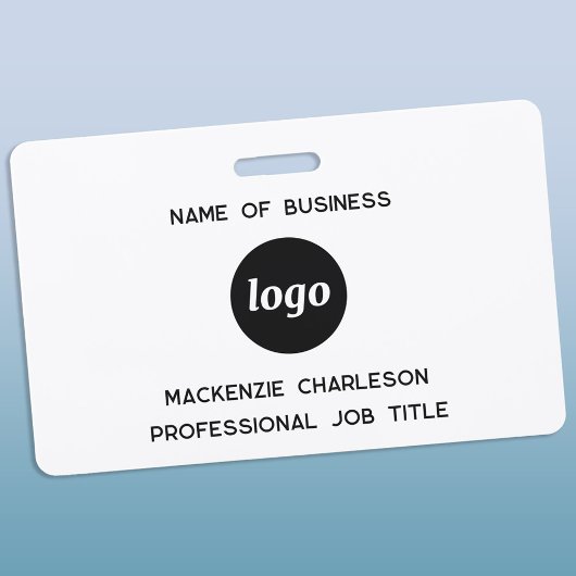 Badge Nom professionnel du logo