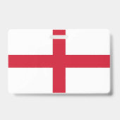 Badge nominatif avec drapeau de l'Angleterre, Roya (Arrière)