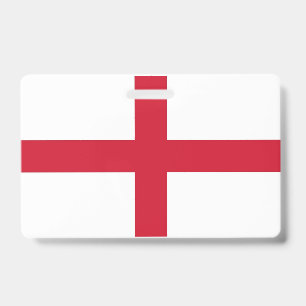 Badge nominatif avec drapeau de l'Angleterre, Roya