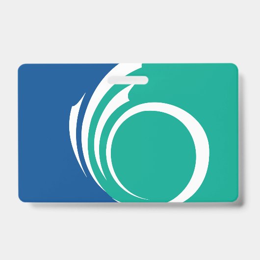 Badge nominatif avec drapeau d'Ottawa, Canada (Avant)