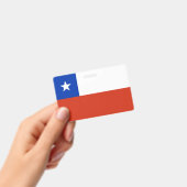 Badge nominatif avec drapeau du Chili (Manuel / portable)