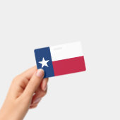 Badge nominatif avec le drapeau du Texas, États-Un (Manuel / portable)