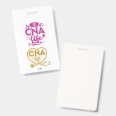 Badge nominatif CNA Life (Avant & arrière)