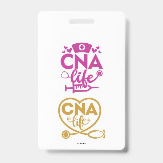 Badge nominatif CNA Life (Avant)