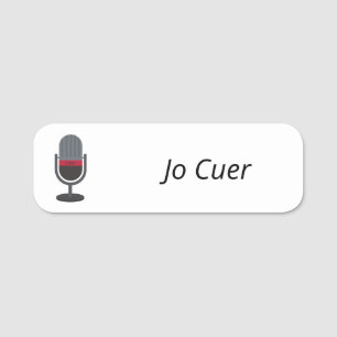 Badge nominatif Cuer